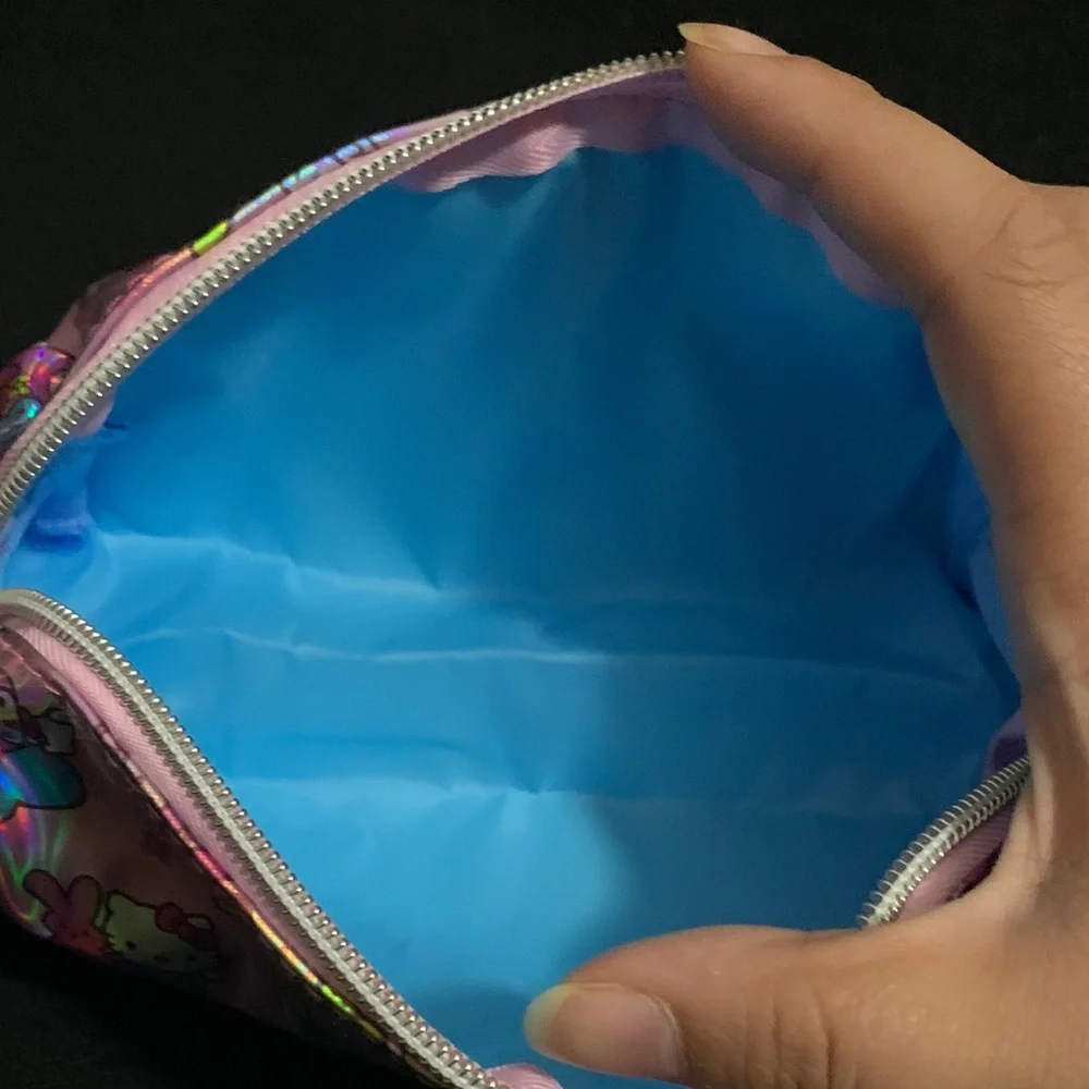 NWT Hello Kitty x Peeps Makeup Pouch Metallic
